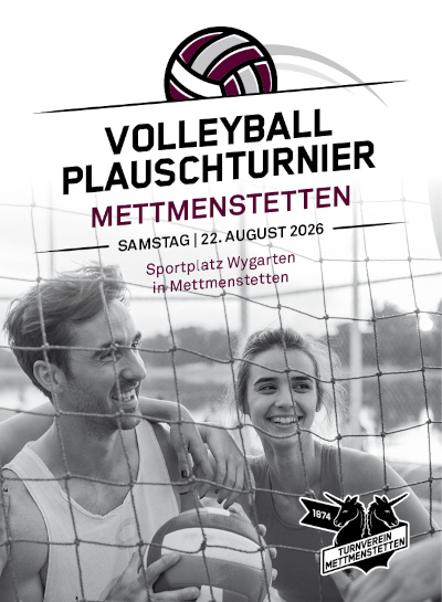 Volleyball Plauschturnier Flyer Titelbild